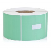 4" x 6" Green Thermal Transfer Labels Perforated - 1000 per Roll, 4 Rolls per Case