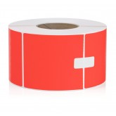 4" x 6" Red Thermal Transfer Labels Perforated - 1000 per Roll, 4 Rolls per Case