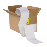 Fanfold Direct Thermal Labels 4x6” Matte Value - 5000/case