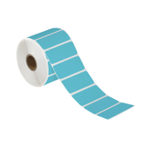3" x 2" Blue Desktop Direct Thermal Label - 1" Core, 735 per Roll, 12 Rolls per Case (8820 Count)