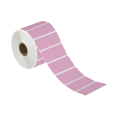 3" x 2" Pink Desktop Direct Thermal Label - 1" Core, 735 per Roll, 12 Rolls per Case (8820 Count)