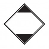 4.25" x 4.25" Black & White Regulated Labels