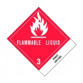 4" x 4.75" Red Pre-Printed "Paint" Labels