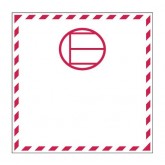 4.25" x 4.25" Red & White Air Labels Excepted Quantities Labels