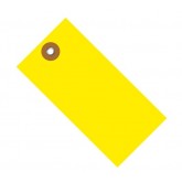 2.75" x 1.375" Yellow Tyvek Shipping Tags - Colors