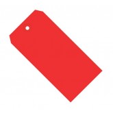3.25" x 1.625" Red 13 Pt. Shipping Tags - Colors