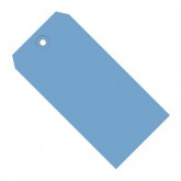 4.25" x 2.125" Dark Blue 13 Pt. Shipping Tags - Colors