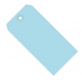 5.75" x 2.875" Light Blue 13 Pt. Shipping Tags - Colors