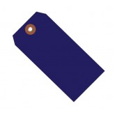 4.75" x 2.375" Blue Plastic Shipping Tags