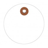 2" Circle White Plastic Circle Tags