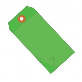4.75" x 2.375" Green Self Laminating Tags