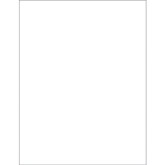 White Laser Labels 8.5” x 11”  1 per sheet - Bulk Pack Cases