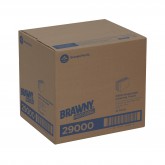 GP Pro 29000 Brawny Professional P200 Disposable Industrial Scrim Reinforced Cleaning Towels / Wipers - White, 1/4 Fold, 960 Count