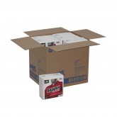 GP Pro 29000 Brawny Professional P200 Disposable Industrial Scrim Reinforced Cleaning Towels / Wipers - White, 1/4 Fold, 960 Count