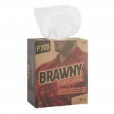 GP Pro 29221 Brawny Professional P200 Disposable 1/4 Fold Paper Cleaning Towels / Wipers - White