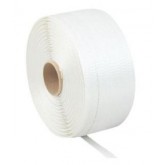 Heavy Duty Woven Cord Strapping - 1 1/2" x 500' 5400#, White
