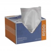 GP Pro 29414 Dixie R500 Disposable Foodservice Busing Towel - Red/White Stripe, Carded Rayon, 1/4 Fold