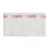 GP Pro 29423 Dixie H700 Disposable All Purpose Food Preparation and Bar Towel - White/Red Stripe, 1/4 Fold