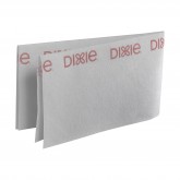GP Pro 29423 Dixie H700 Disposable All Purpose Food Preparation and Bar Towel - White/Red Stripe, 1/4 Fold