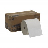 GP Pro 29602 Brawny Professional F900 Heavy Duty Cleaning Towels on Perforated Long Distance Rolls - White, 1380 Count, Pick-a-Size