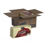 GP Pro 29624 Brawny Professional Disposable Dusting Cloths - Yellow, 24" W x 24" L, 1/8 Fold