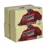 GP Pro 29624 Brawny Professional Disposable Dusting Cloths - Yellow, 24" W x 24" L, 1/8 Fold