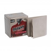 GP Pro 29922 Brawny Professional P200 Industrial Disposable Cleaning Towers / Wipers - Brown, 1/4 Fold