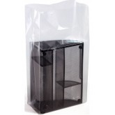 20" x 10" x 36" Gusseted Poly Bag Clear - 2mil, 250 per Case