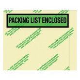 4.5" x 5.5" Green Environmental "Packing List Enclosed" Envelopes