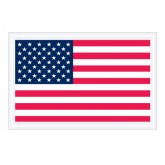 5.25" x 8"  U.S.A. Flag "Packing List Enclosed" Envelopes