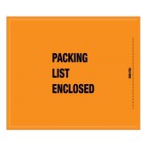 8.5" x 10" Orange Mil-Spec "Packing List Enclosed" Envelopes
