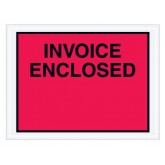4.5" x 6" Red "Invoice Enclosed" Envelopes