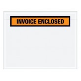 7" x 5.5" Orange "Invoice Enclosed" Envelopes