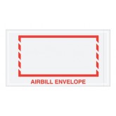 5.5" x 10" Red Border "Airbill Envelope" Document Envelopes