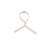 4" Paper Twist Ties - White, 2000 Count