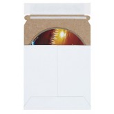 5.125" x 5.125" White Self-Seal Flat Mailers - 200 Count