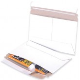 9" x 6" White Self-Seal Flat Mailers - 200 Count