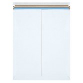 17" x 21" White Self-Seal Flat Mailers - 100 Count