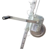 FrenchCreek MW50G Material Work Winch with 50 foot Galvanized Wire Rope