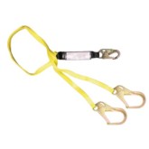 FrenchCreek 444A Dual-Leg Shock Absorbing Web Lanyard - 6 foot