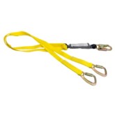 FrenchCreek 446AW Dual-Leg Tie-Back Web Lanyard - 6 foot