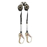FrenchCreek M2RG-4Z Dual Leg Dyneema Web Self Retracting Lifeline - 8 foot