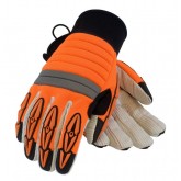 Derrickmen High Performance Work Glove Hi-Vis Orange - 2X Large