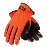 Viz High Performance High Visibility Orange Work Gloves - 2X Large