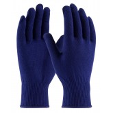 Seamless Knit Polypropylene 13 Gauge Glove - Large, Blue