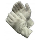 Seamless Knit Acrylic 7 Gauge Glove - Large, White