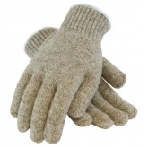 Seamless Knit Ragwool 7 Gauge Glove - Large, Beige