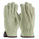Premium Grade Top Grain Pigskin Leather Keystone Thumb Glove with 3M Thinsulate Lining - Extra Large, Natural