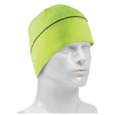 Hi-Vis Winter Beanie Cap with Reflective Stripe - Hi-Vis Yellow