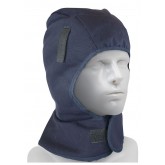 1-Layer Fleece Winter Liner - Shoulder Length, Blue